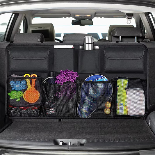 Car Trunk Hanging Storage Bag Back Seat Universal Large Capacity Oxford Waterproof Multi-pocket Car Trunk Storage Bag Organizer