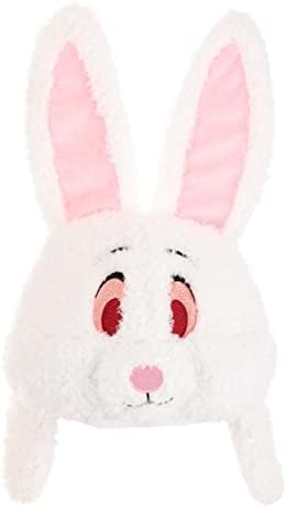 Plush Rabbit Costume Hat - Ears Adjustable