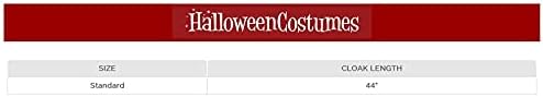Fun Costumes Childs Vampire Cloak Costume - Velvet Cape with Satin-Lined Collar