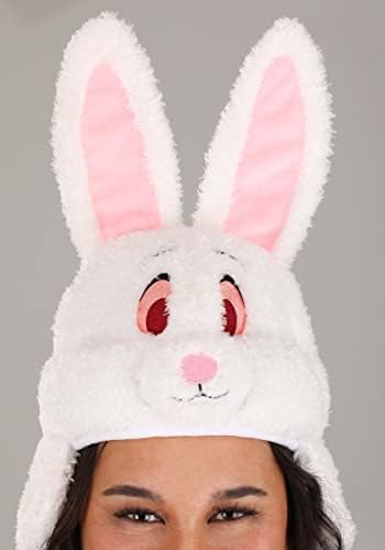 Plush Rabbit Costume Hat - Ears Adjustable