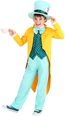 Childs Bright Mad Hatter Costume