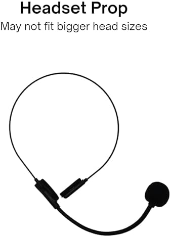 4Es Novelty Rockstar Costume Headset Prop - Fun for Kids Adults nocturnal