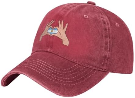 Holding Love in Your Hands Flag of Argentina Baseball Cap