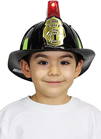 Aeromax Fire Fighter Helmet for Kids Lights sirens costume