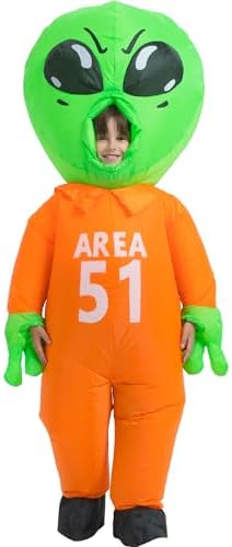 Deluxe Inflatable Alien Costume for Kids