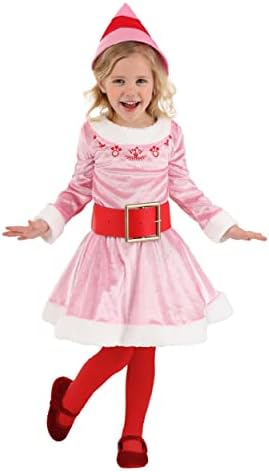 Fun Toddler Christmas Elf Dress-Up Costume for Girls