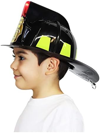 Aeromax Fire Fighter Helmet for Kids Lights sirens costume
