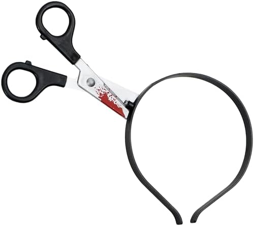 Scary Bloody Scissors Headband