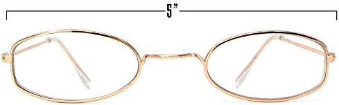 Skeulateen Old Man Costume Glasses
