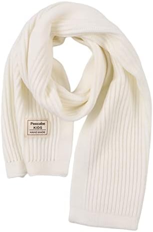 Peecabe - Soft Knit Winter Scarf for Kids with Strip Design