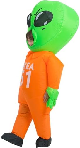 Deluxe Inflatable Alien Costume for Kids
