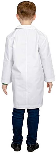 Custom Scientist Doctor Lab Coat Kids Halloween Costume with Drake Nameplate