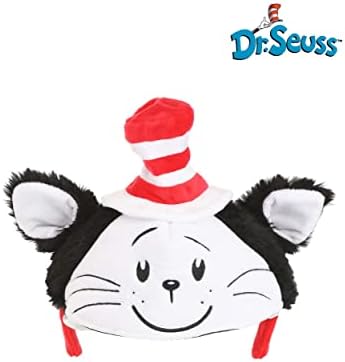 Dr Seuss Cat in the Hat Face Costume Headband for Adults Kids