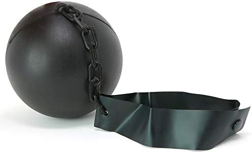 Skeleteen Prisoner Ball Chain Costume Accessory - 1 Piece Fun Halloween Party Costume