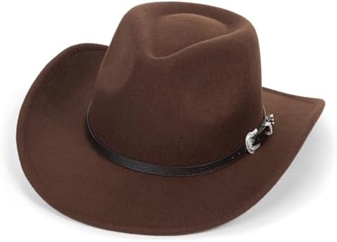 Kids Wide-Brim Western Cowgirl Hat by Vikodah