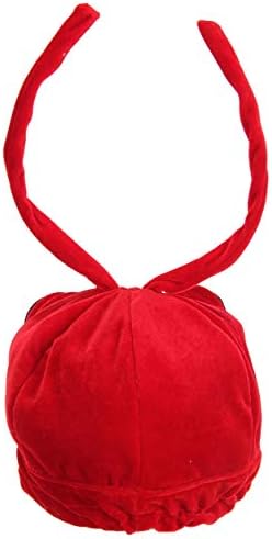 Kids Velvet Ant Hat with Antennae and Eyes