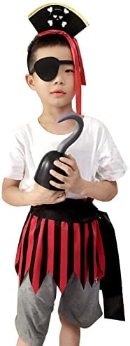 Complete Pirate Costume Accessory Set - 5 Pieces for Kids