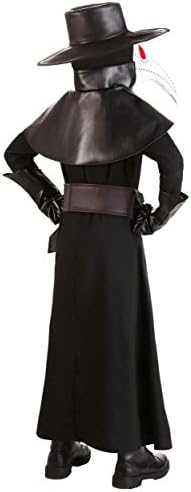 Kids Black Plague Doctor Halloween Costume