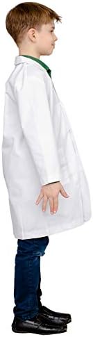 Custom Scientist Doctor Lab Coat Kids Halloween Costume with Drake Nameplate