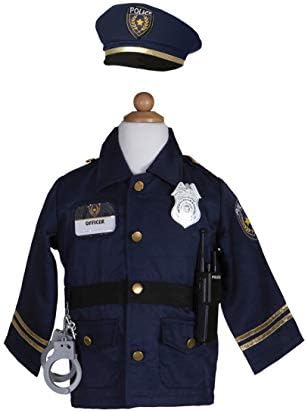 Great Pretenders Police Set Includes 5 Accessories US 5-6 Boys Costume