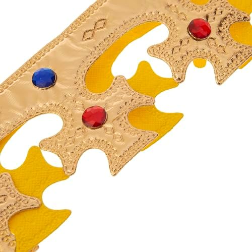 Regal Gold King Crown Royal Party Accessories for Boys Girls