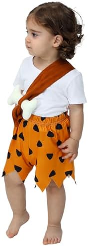 Halloween Kids Costume - Brown Shorts Green Shirt Set