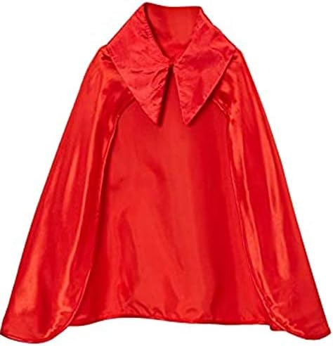 Get a hold of the Kids Red Devil Satin Cape