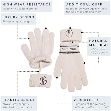Adorable Merino Wool Gloves for Kids
