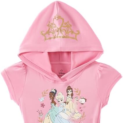 Disney Princess Tiana Belle and Cinderella Hooded Tulle Dress Toddler Big Kids