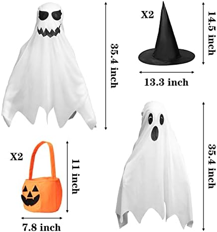 Halloween zellor 6-Piece witches ghosts costume set for kids