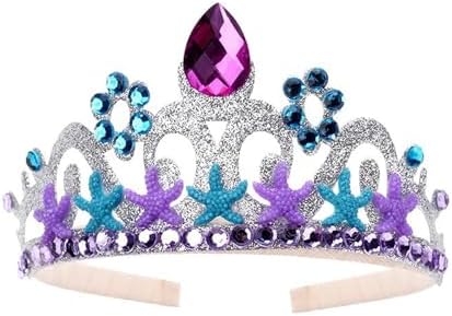 Mermaid Princess Costume Little Mermaid Dress for Girls with Crown