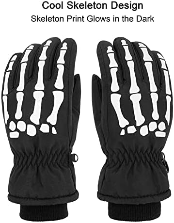 Cotton Kids Snow Ski Gloves Waterproof Windproof Warm Durable