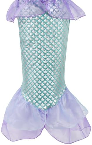Jeroesja MermaidCOST Princess Dress for Girls