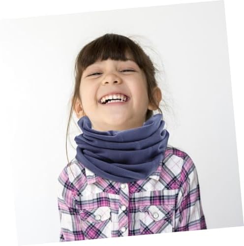 TOVINANNA Windproof Scarf for Boys - Cotton Blue