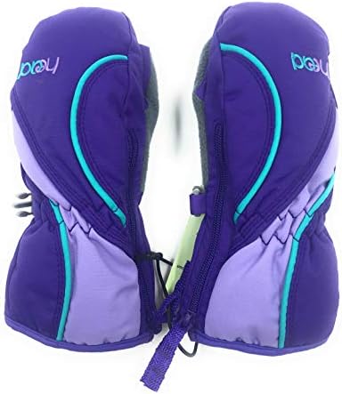 HEAD JR Ski Mittens - Purple and Vistula Blue XXS