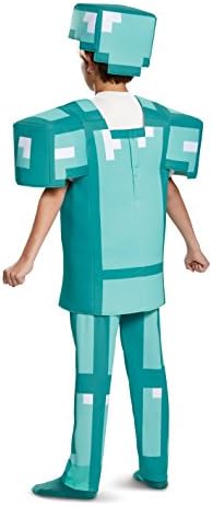 Exclusive Officially Licensed Minecraft Diamond Armor Halloween Costume for Kids