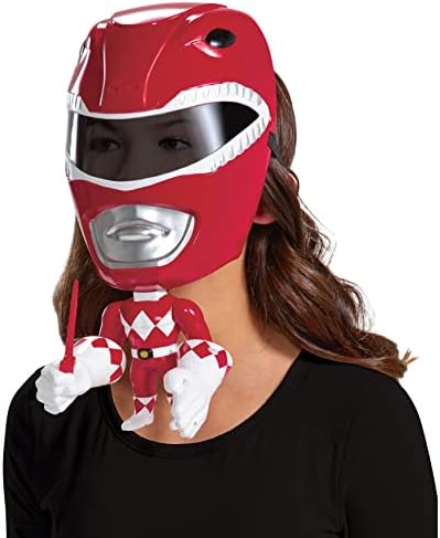 Disguise Red Ranger Mega Mask for Kids