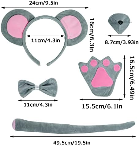 Perfect Mouse Costume Set for Girls Boys Halloween Party