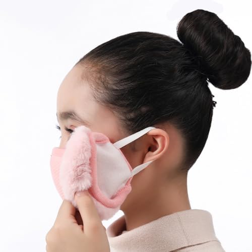 Winter Warm Mask for Teens - Thicken Dustproof Earmuffs for Cold Weather