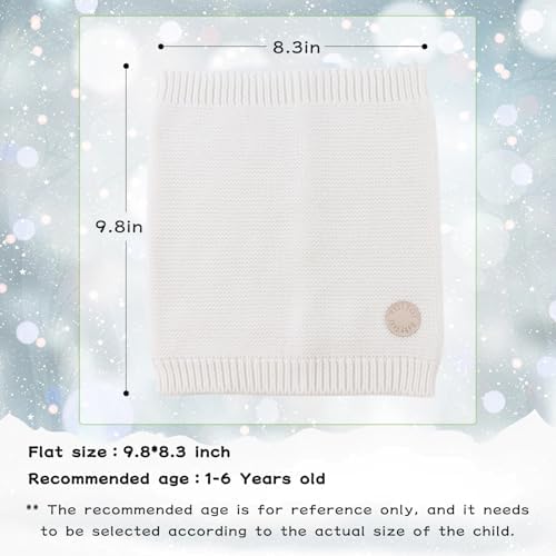 Peecabe Baby Boys and Girls Knitted Woolen Scarf