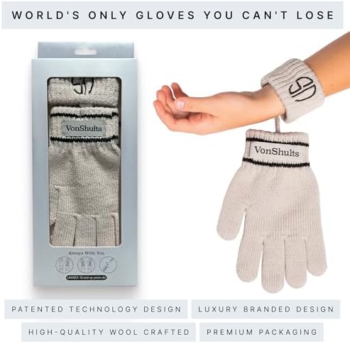 Adorable Merino Wool Gloves for Kids