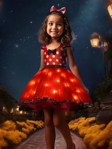 Light-Up Magic Girls Dress Up Costume Halloween Birthday Party