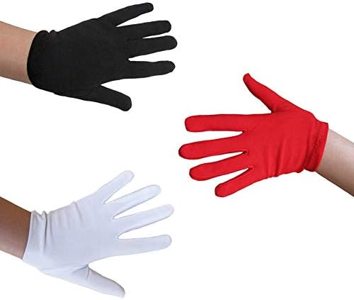 Halloween Trick or Treat White glove Set
