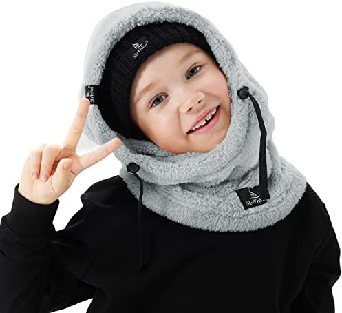 Shy Velvet Ski Mask for Kids Warm Fleece Lined Balaclava