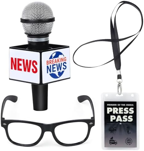 Kids News Reporter Costume Set
