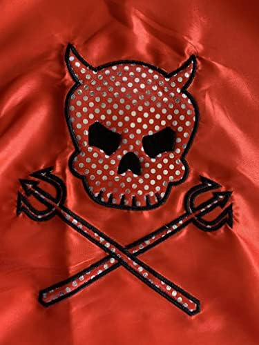 Get a hold of the Kids Red Devil Satin Cape