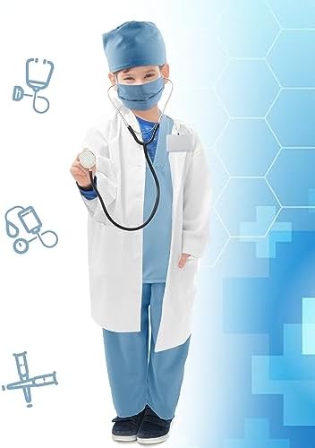 Kids Doctor Costume Set culminating in a Halloween costume party