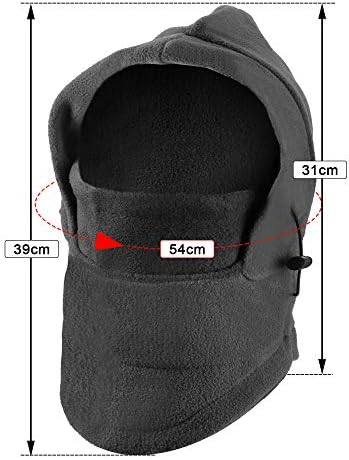 4-Piece Kids Balaclava Hat Set for Winter - Soft Windproof