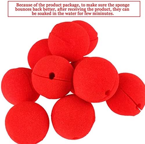 35-Piece clown nose with bulk for parties costumes