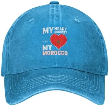 Sun Protection and Fashion My Heart My Country My Morocco Baseball Cap